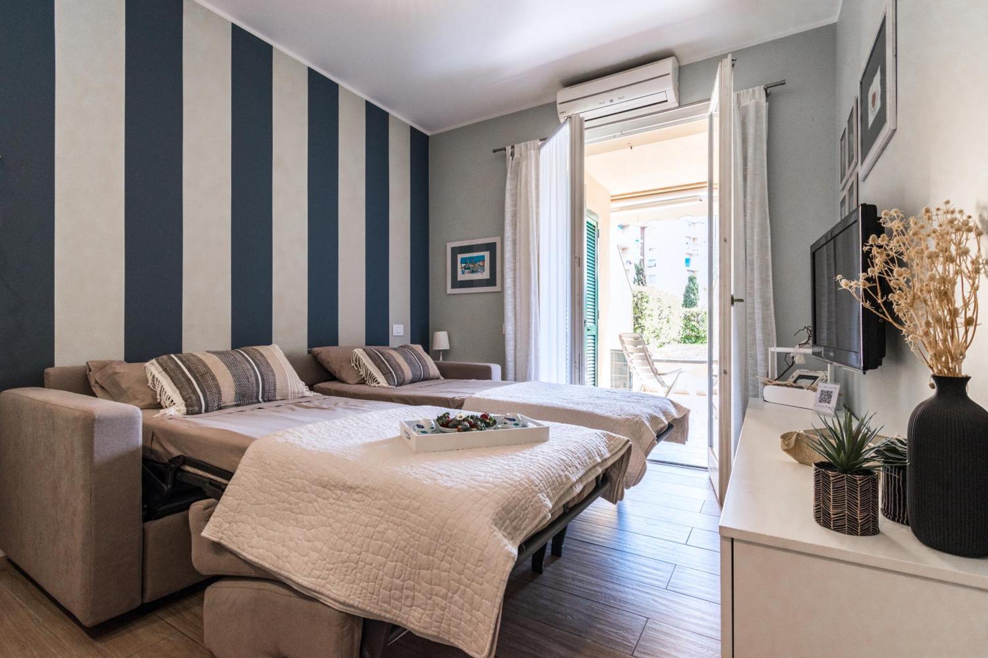 Elegante Appartamento Con Piscina - Wi-Fi & Box Privato 圣雷默 外观 照片